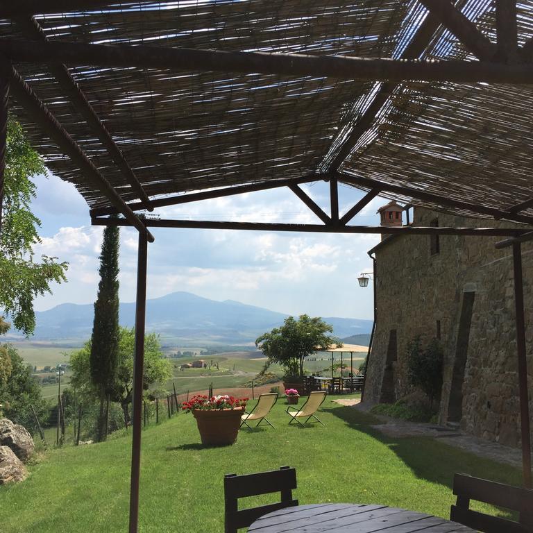 Villa Fonte All'Oppio Con Area Piscina Recintata Pienza Kültér fotó